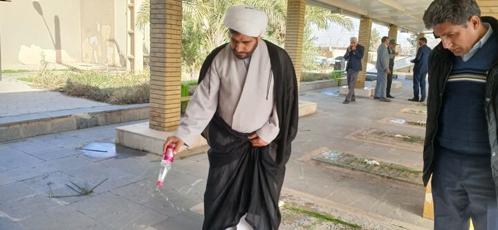 تصاویر/ مراسم تجدید میثاق با شهداء در شهرستان دره شهر