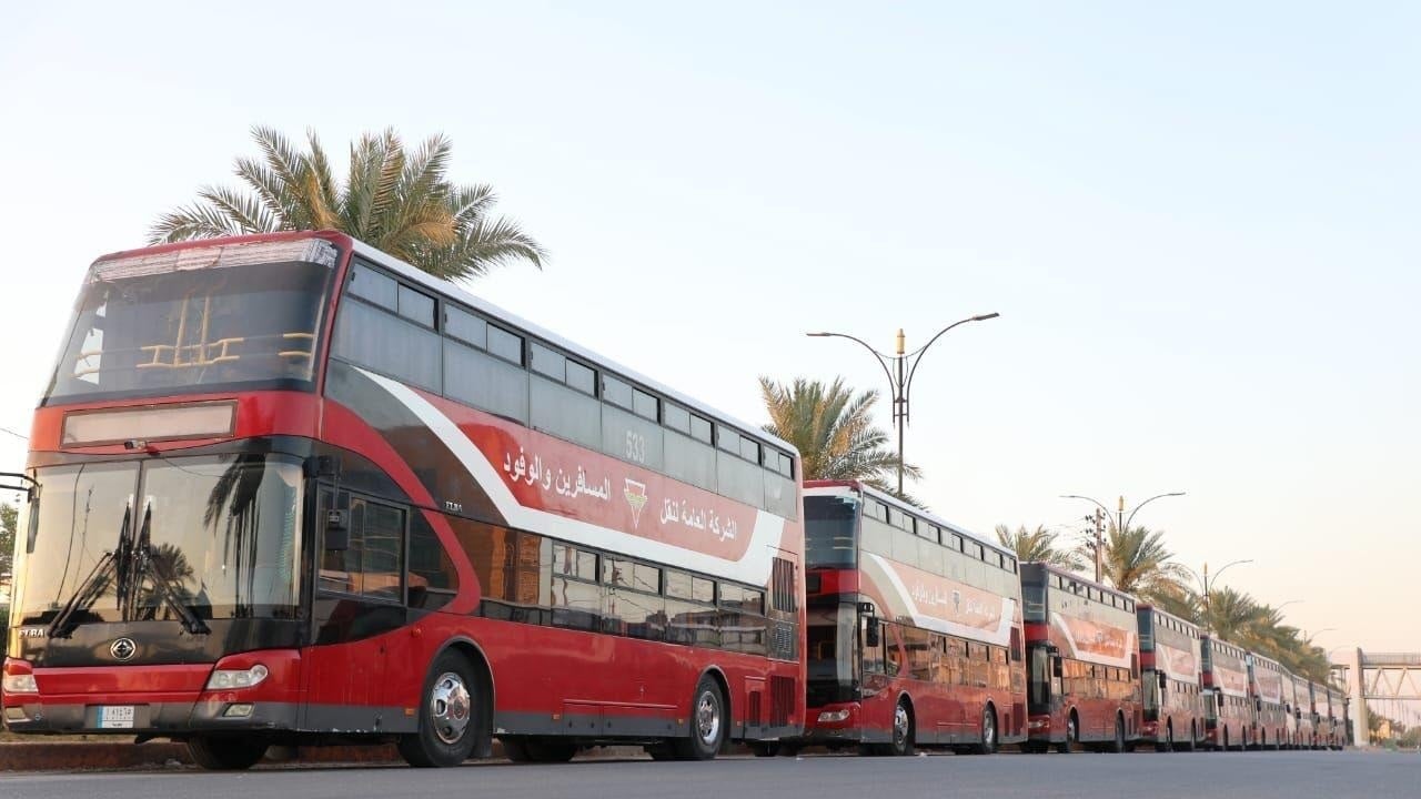 تجهيز أكثر من 200 حافلة لخدمة زائري كربلاء في الزيارة الشعبانية عبر محوري (بغداد – كربلاء) و(كربلاء – الحلة)