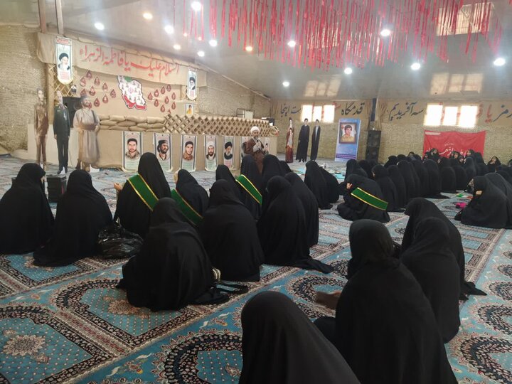 اردوی طلعیه حضور طلاب جدید الورود مدرسه علمیه فاطمه الزهرا سلام الله علیها کنگان به مناطق عملیاتی