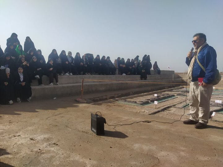 اردوی طلعیه حضور طلاب جدید الورود مدرسه علمیه فاطمه الزهرا سلام الله علیها کنگان به مناطق عملیاتی