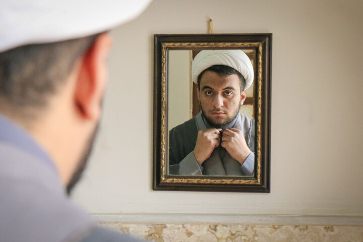 مراسم عمامه گذاری مدرسه علمیه رسالت قم