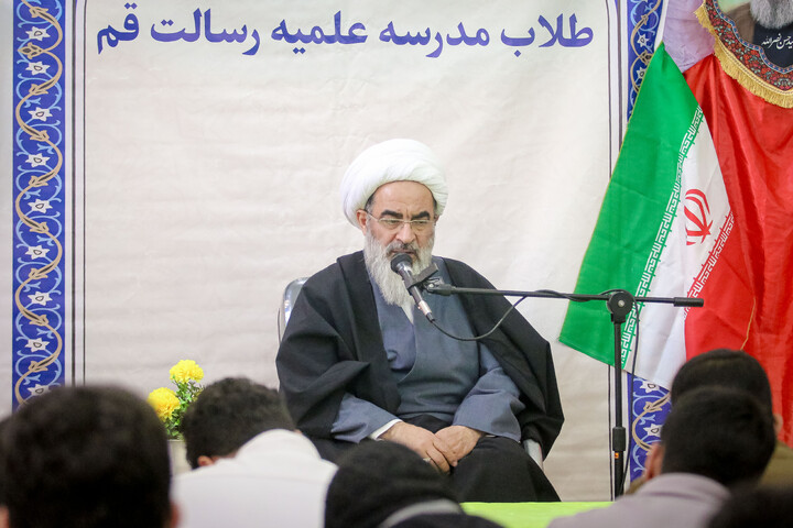 مراسم عمامه گذاری مدرسه علمیه رسالت قم