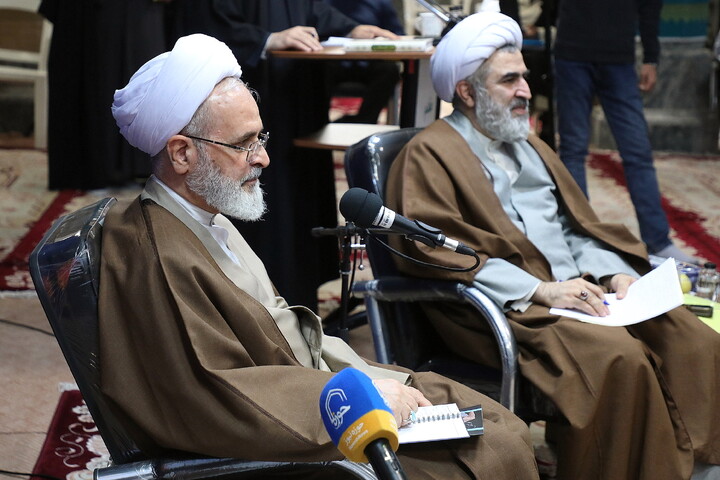 تصاویر/ نشست اساتید تبلیغ حوزه علمیه قم با حضور آیت الله اعرافی