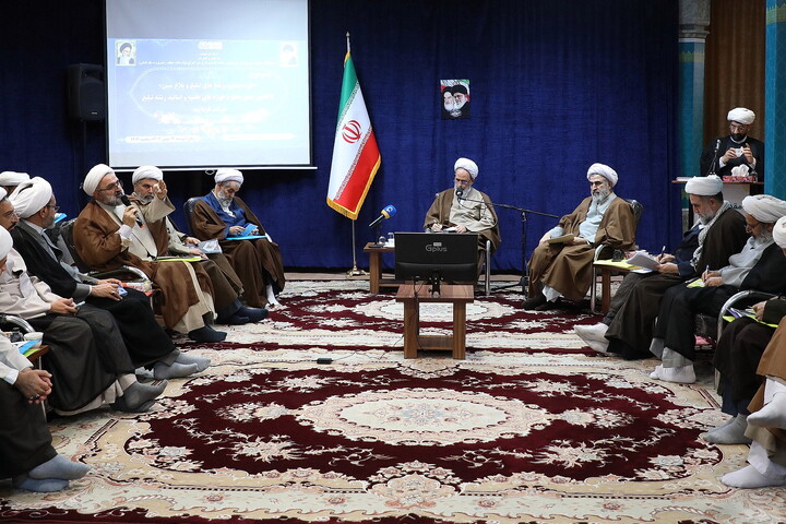 تصاویر/ نشست اساتید تبلیغ حوزه علمیه قم با حضور آیت الله اعرافی