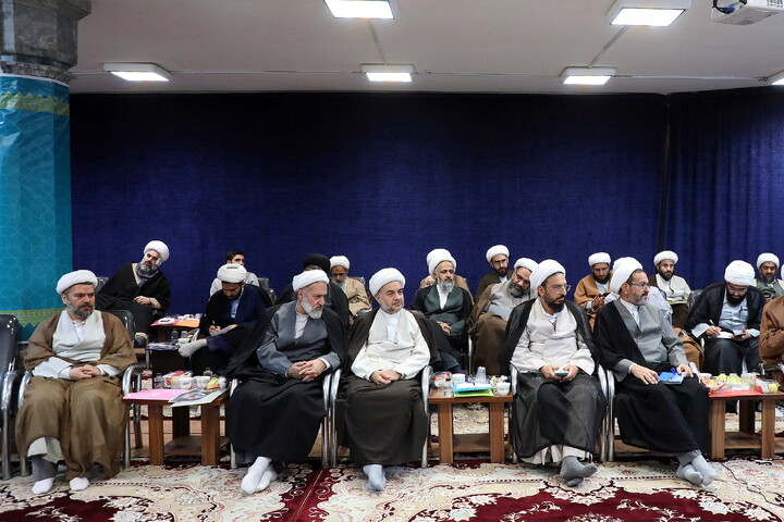 تصاویر/ نشست اساتید تبلیغ حوزه علمیه قم با حضور آیت الله اعرافی