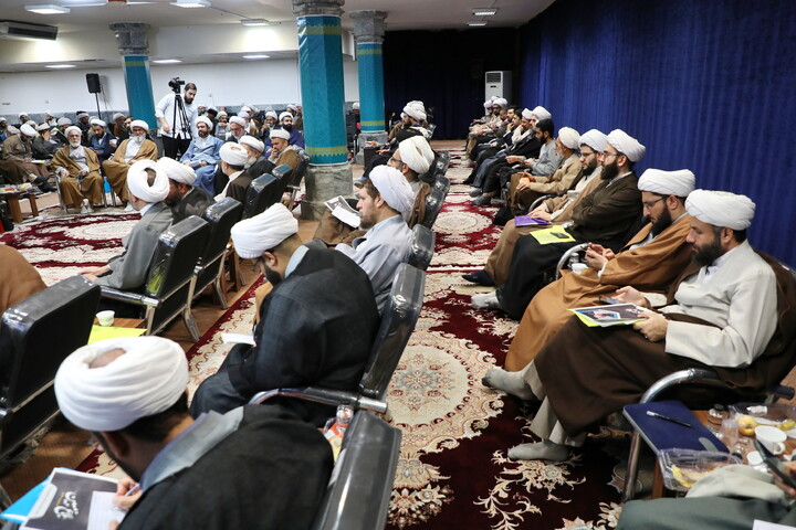 تصاویر/ نشست اساتید تبلیغ حوزه علمیه قم با حضور آیت الله اعرافی