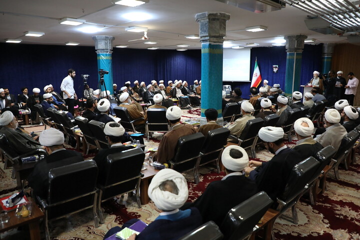 تصاویر/ نشست اساتید تبلیغ حوزه علمیه قم با حضور آیت الله اعرافی