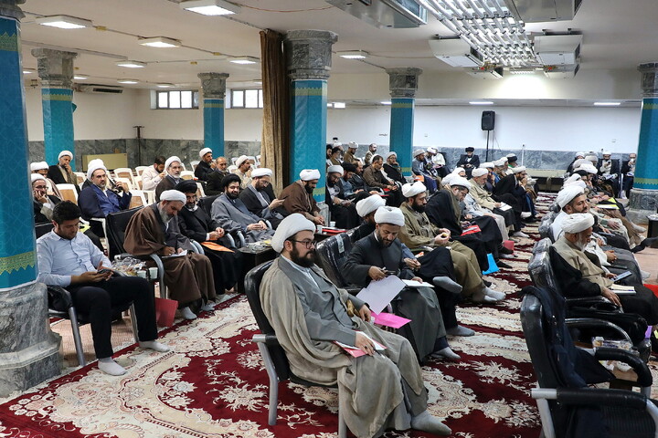 تصاویر/ نشست اساتید تبلیغ حوزه علمیه قم با حضور آیت الله اعرافی