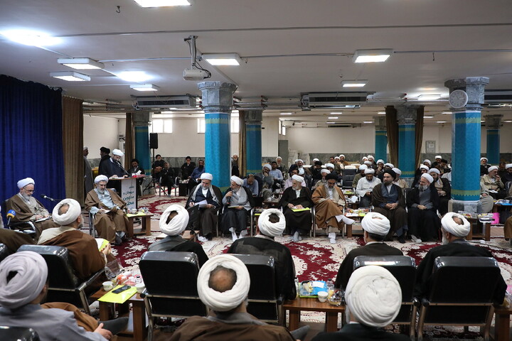 تصاویر/ نشست اساتید تبلیغ حوزه علمیه قم با حضور آیت الله اعرافی