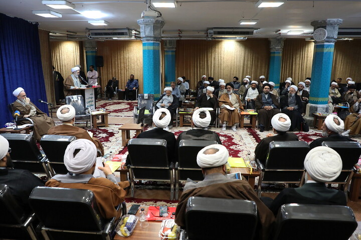 تصاویر/ نشست اساتید تبلیغ حوزه علمیه قم با حضور آیت الله اعرافی