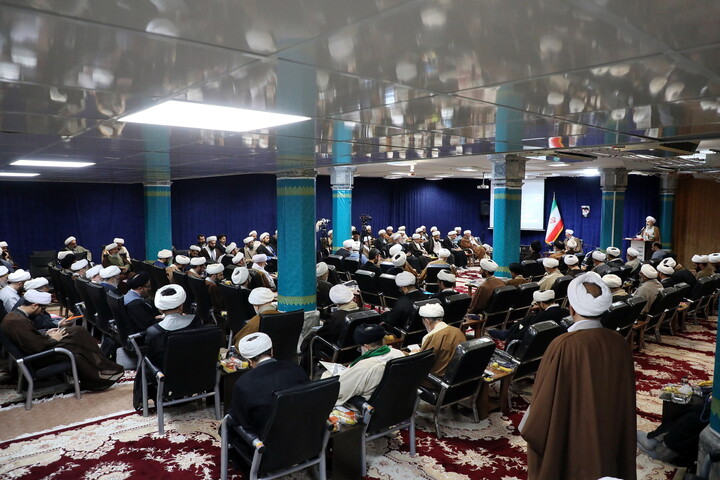 تصاویر/ نشست اساتید تبلیغ حوزه علمیه قم با حضور آیت الله اعرافی