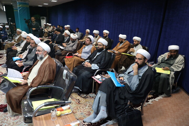 تصاویر/ نشست اساتید تبلیغ حوزه علمیه قم با حضور آیت الله اعرافی