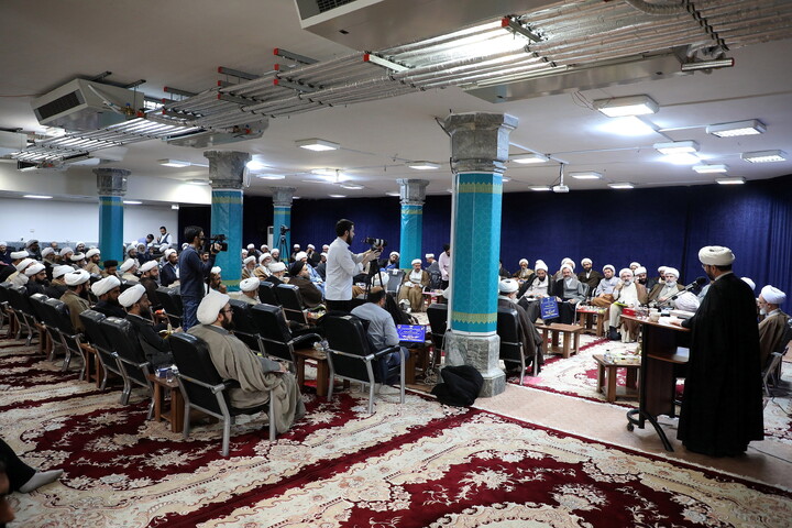 تصاویر/ نشست اساتید تبلیغ حوزه علمیه قم با حضور آیت الله اعرافی