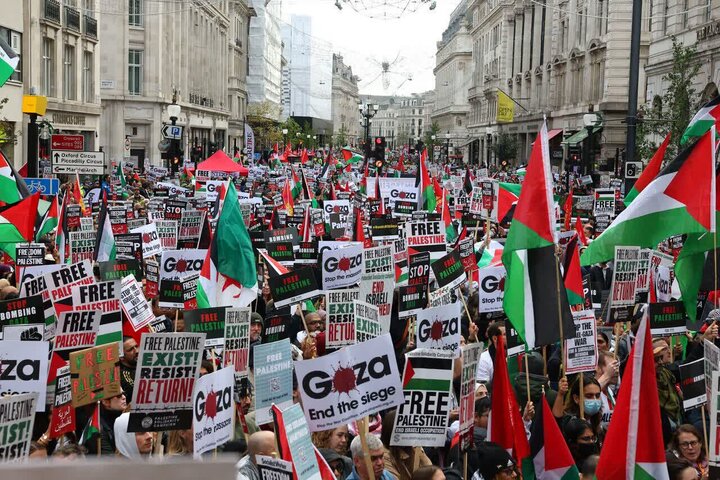 Waingereza walijitokeza mitaani kupinga ukiukaji wa sitisho la mapigano unaofanywa na Israel