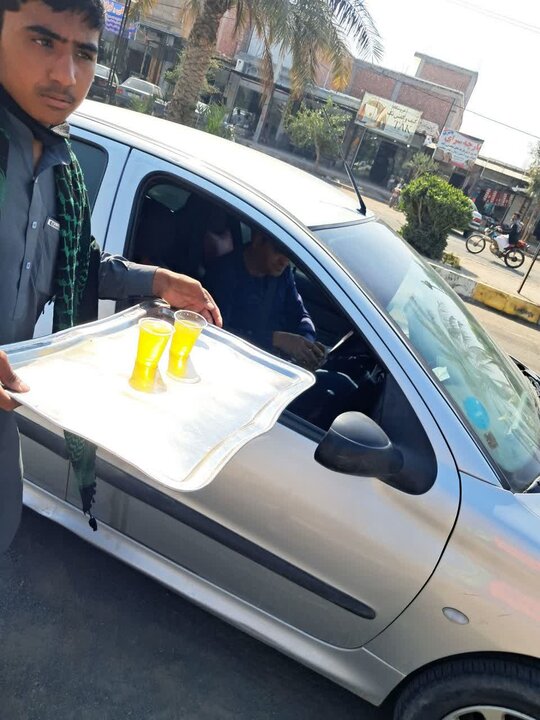 برپایی ایستگاه صلواتی به مناسبت اعیاد شعبانیه در جازموریان