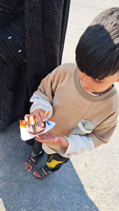 برپایی ایستگاه صلواتی به مناسبت اعیاد شعبانیه در جازموریان