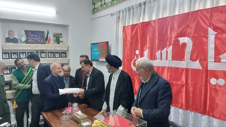 تصاویر/افتتاح دفتر جدید ستاد توسعه و بازسازی عتبات عالیات شهرستان کاشان