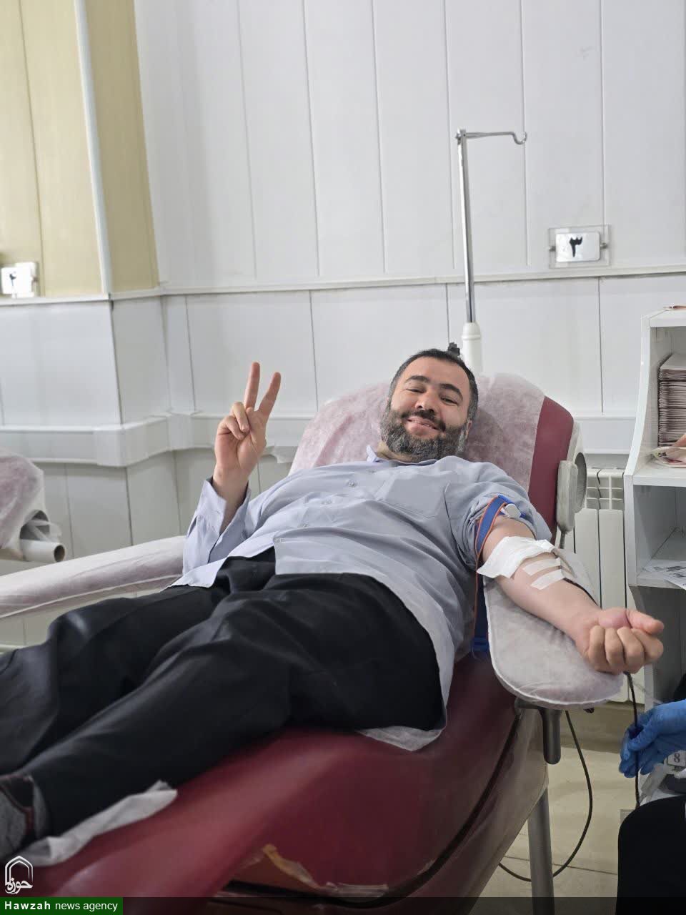 تصاویر / اهدا خون طلاب همدانی