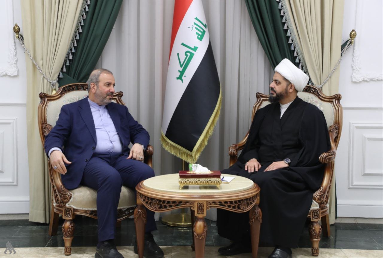 الشيخ الخزعلي والسفير الإيراني لدى العراق يؤكدان أهمية رفض أي اعتداءات تمسّ أمن الدول