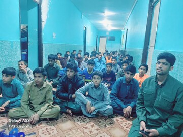 تصاویر/ برگزاری مراسم نیمه شعبان در مدرسه شهید ایرانمنش جازموریان