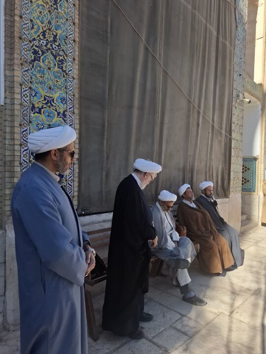 نواخته شدن زنگ انقلاب در مدرسه علمیه ابراهیمیه