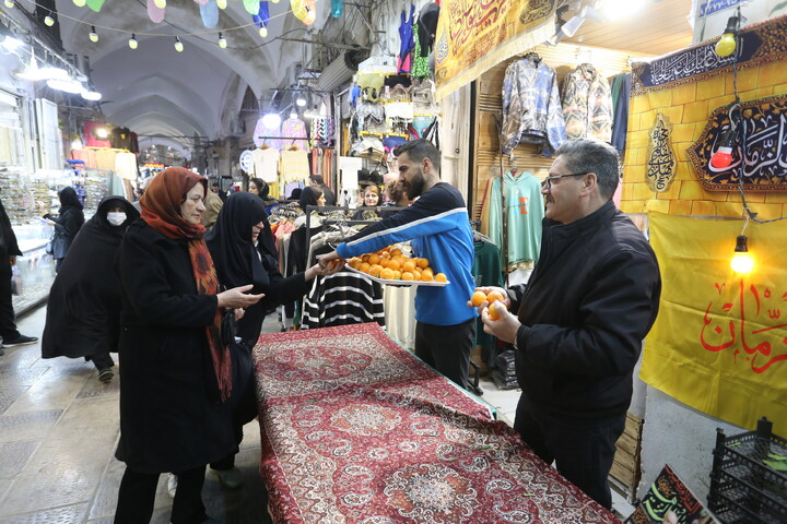 تصاویر / حال و هوای اصفهان در شب نیمه شعبان‎