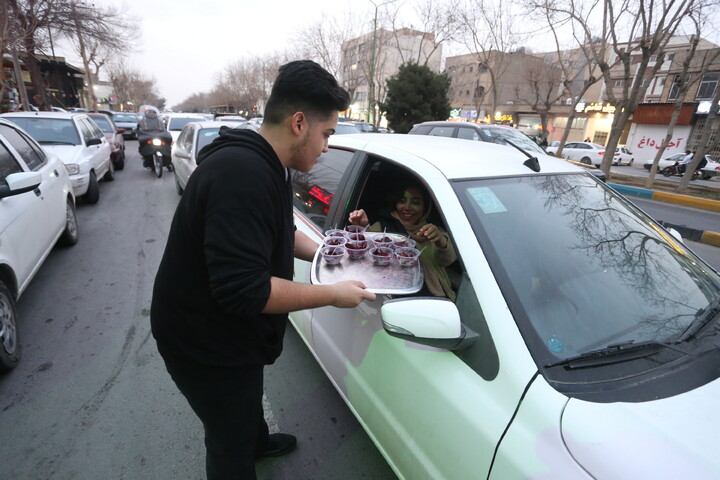 تصاویر / حال و هوای اصفهان در شب نیمه شعبان‎