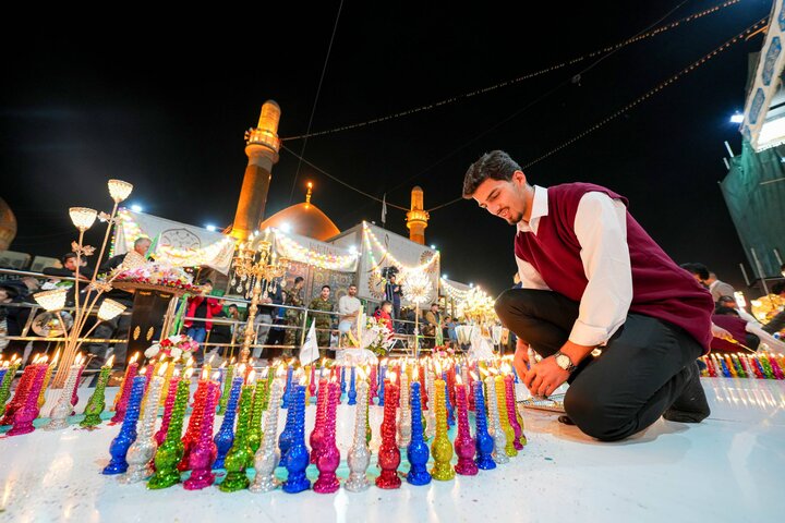 أجواء خاصة في سامراء ليلة ذكرى ميلاد الإمام المهدي (عجل الله فرجه)