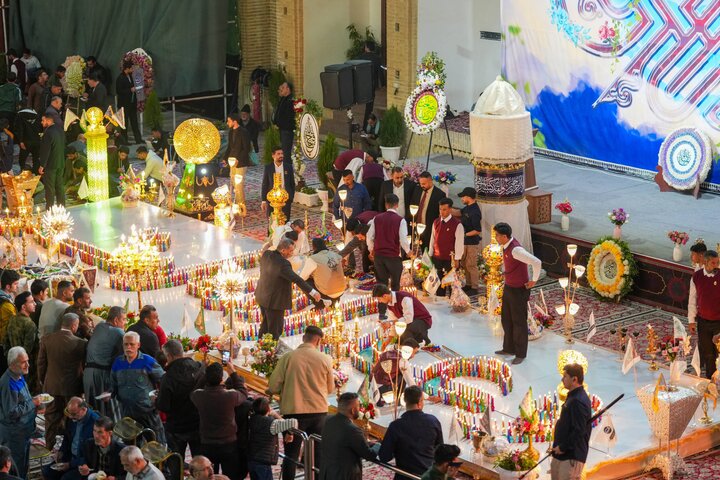 أجواء خاصة في سامراء ليلة ذكرى ميلاد الإمام المهدي (عجل الله فرجه)