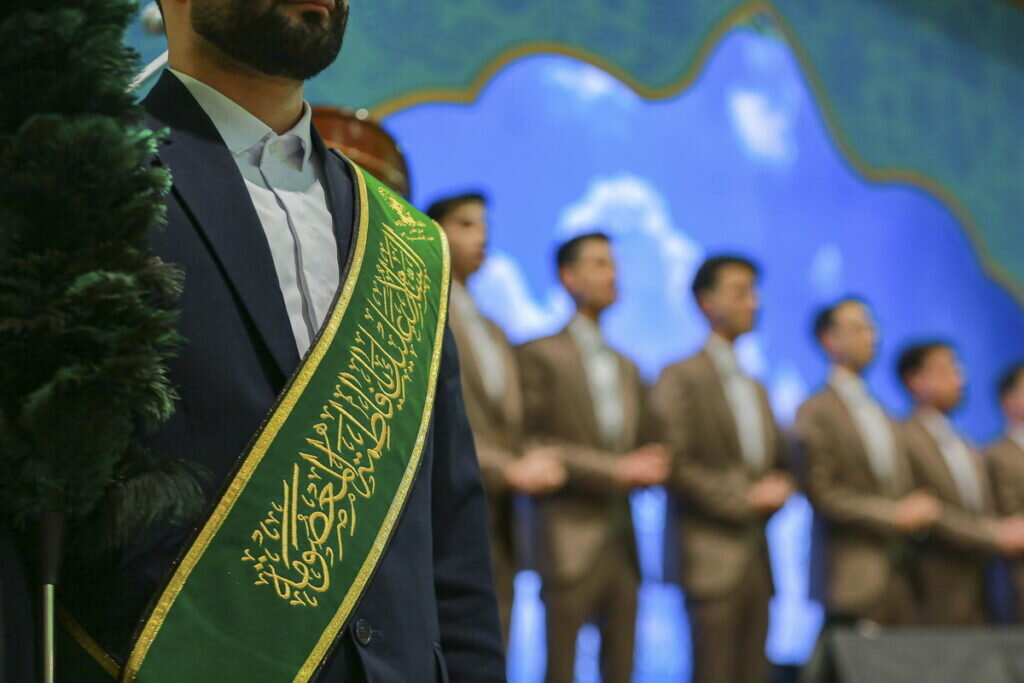 برپایی کرسی تلاوت قرآن توسط خادمان حرم بانوی کرامت در مسجد مقدس جمکران