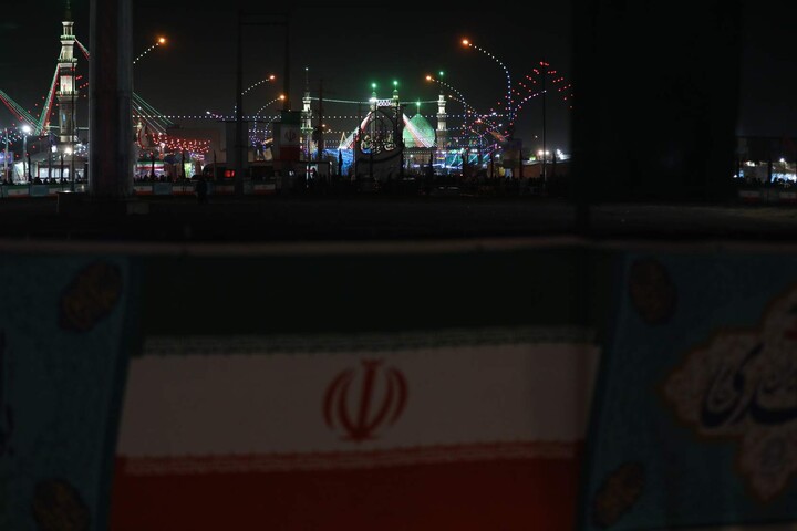 تصاویر/ حال و هوای بلوار پیامبر اعظم در شب نیمه شعبان