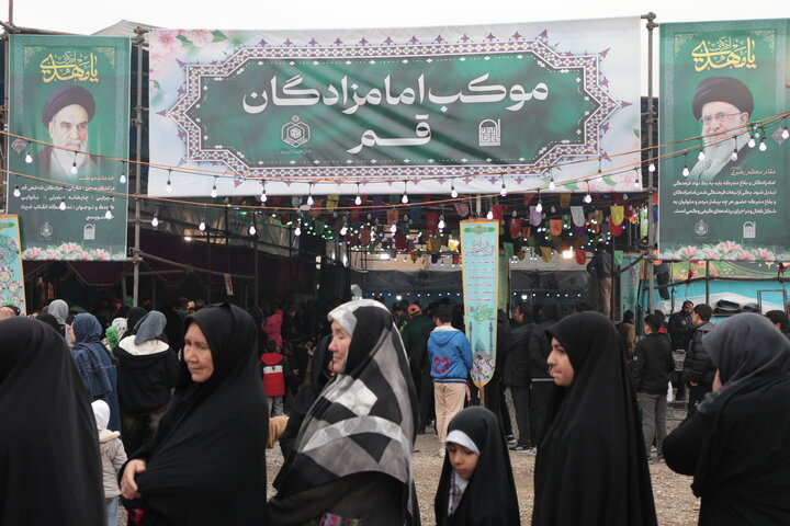 تصاویر/ پخت کباب ترکی در موکب امامزادگان قم