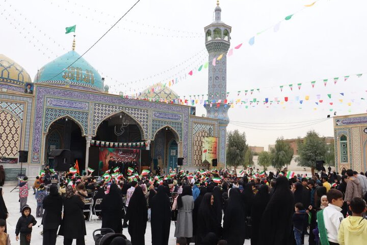 تصاویر/ تجمع قرآنی و انقلابی سربازان نوجوان آخر الزمانی امام عصر(عج)