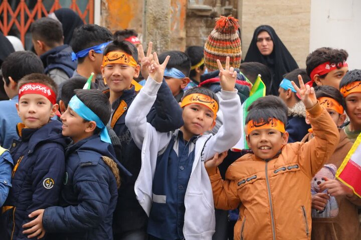 تصاویر/ تجمع قرآنی و انقلابی سربازان نوجوان آخر الزمانی امام عصر(عج)