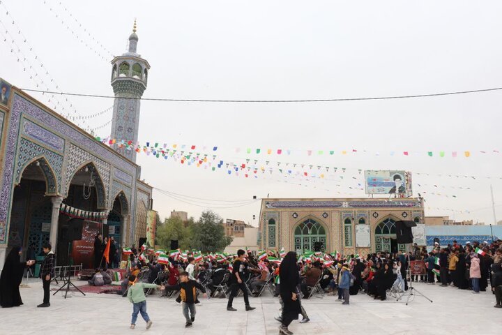 تصاویر/ تجمع قرآنی و انقلابی سربازان نوجوان آخر الزمانی امام عصر(عج)