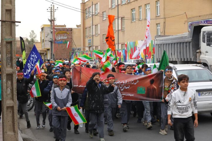 تصاویر/ تجمع قرآنی و انقلابی سربازان نوجوان آخر الزمانی امام عصر(عج)