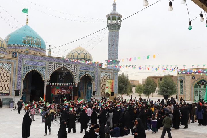 تصاویر/ تجمع قرآنی و انقلابی سربازان نوجوان آخر الزمانی امام عصر(عج)