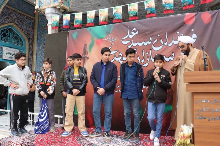 تصاویر/ تجمع قرآنی و انقلابی سربازان نوجوان آخر الزمانی امام عصر(عج)