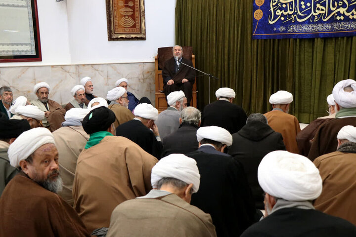 حوزه/ برگزاری جشن میلاد حضرت بقیة الله الاعظم «عج» با حضور حضرت آیت الله  نوری همدانی + تصاویر