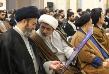 تصاویر/ آئین عمامه گذاری طلاب حوزه علمیه استان اردبیل