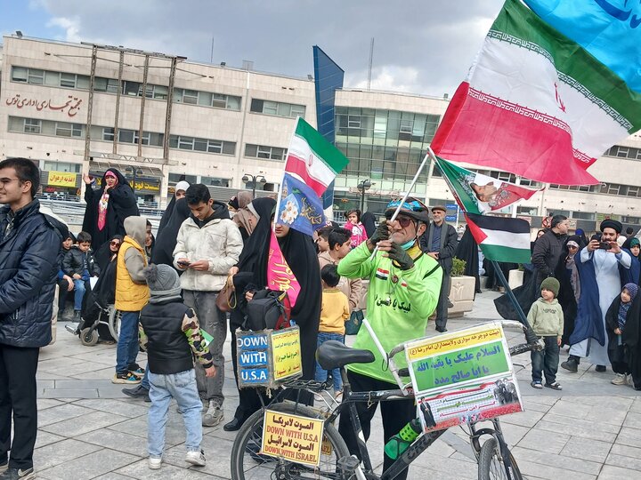 تصاویر/اجتماع بزرگ منتظران ظهور درمشهد