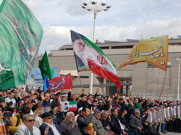 تصاویر/اجتماع بزرگ منتظران ظهور درمشهد