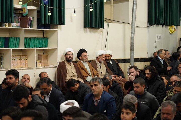 مراسم جشن نیمه شعبان در مسجد صاحب الزمان(عج)خرم آباد