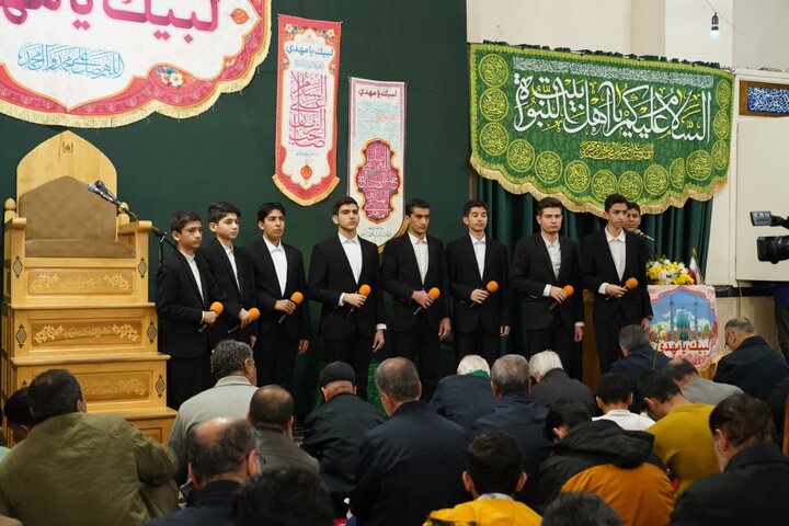 مراسم جشن نیمه شعبان در مسجد صاحب الزمان(عج)خرم آباد
