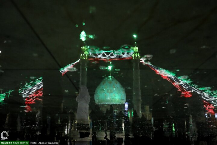 أجواء إيمانية خاصة في مسجد جمكران المقدس ليلة النصف من شعبان