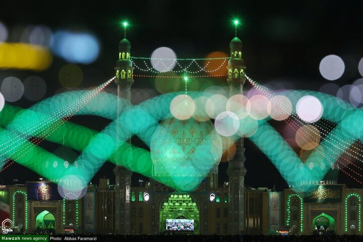 أجواء إيمانية خاصة في مسجد جمكران المقدس ليلة النصف من شعبان