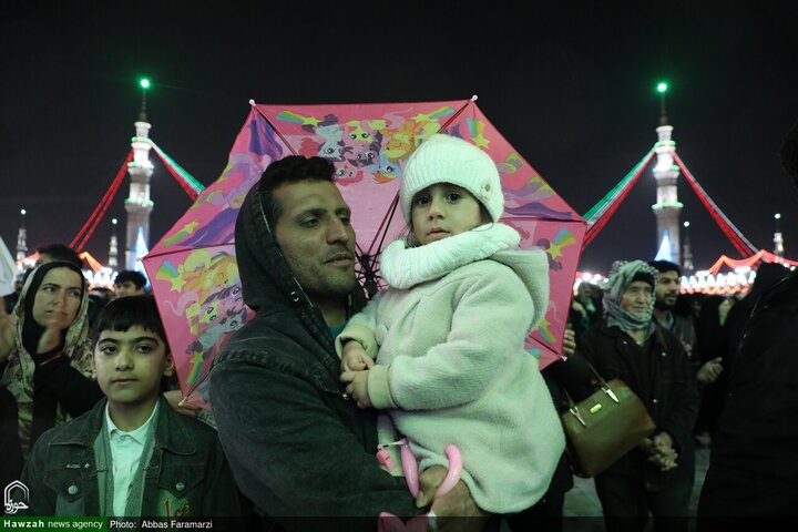 أجواء إيمانية خاصة في مسجد جمكران المقدس ليلة النصف من شعبان