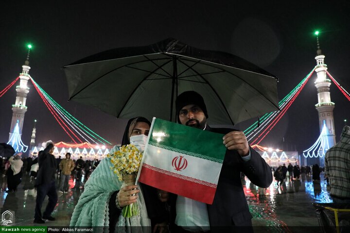 أجواء إيمانية خاصة في مسجد جمكران المقدس ليلة النصف من شعبان