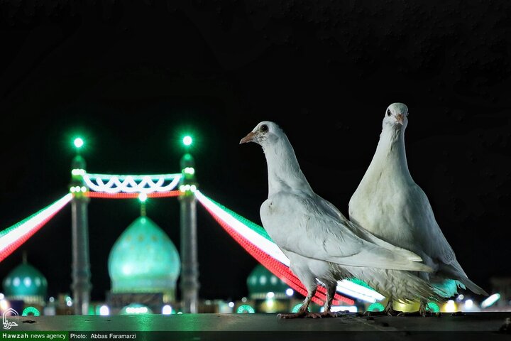 أجواء إيمانية خاصة في مسجد جمكران المقدس ليلة النصف من شعبان