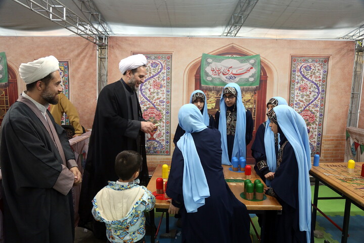 تصاویر/ حال و هوای مسجد مقدس جمکران در روز عید نیمه شعبان